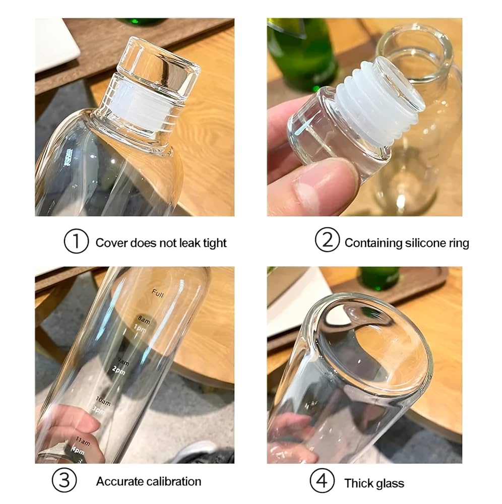 Borosilicate Water Bottles, - Image 2