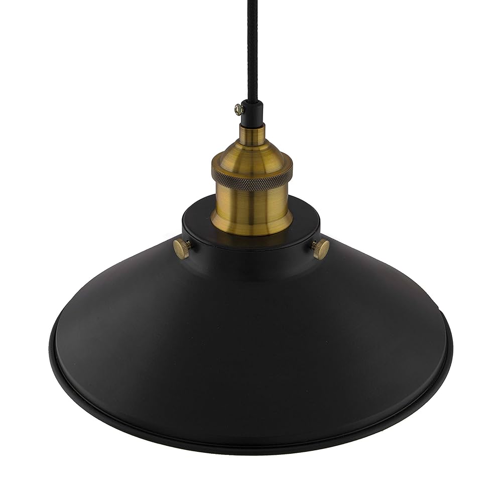 Single Black Cone Pendant - Image 2