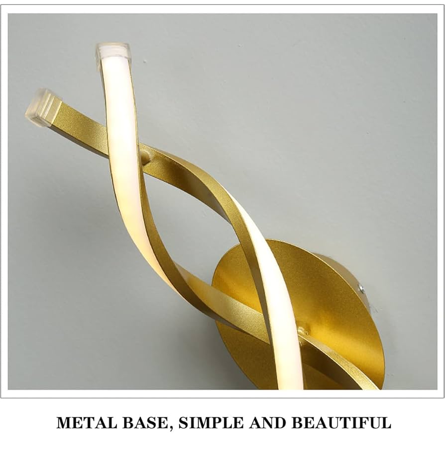 Spiral Design LED Wall Light Modern - Image 2