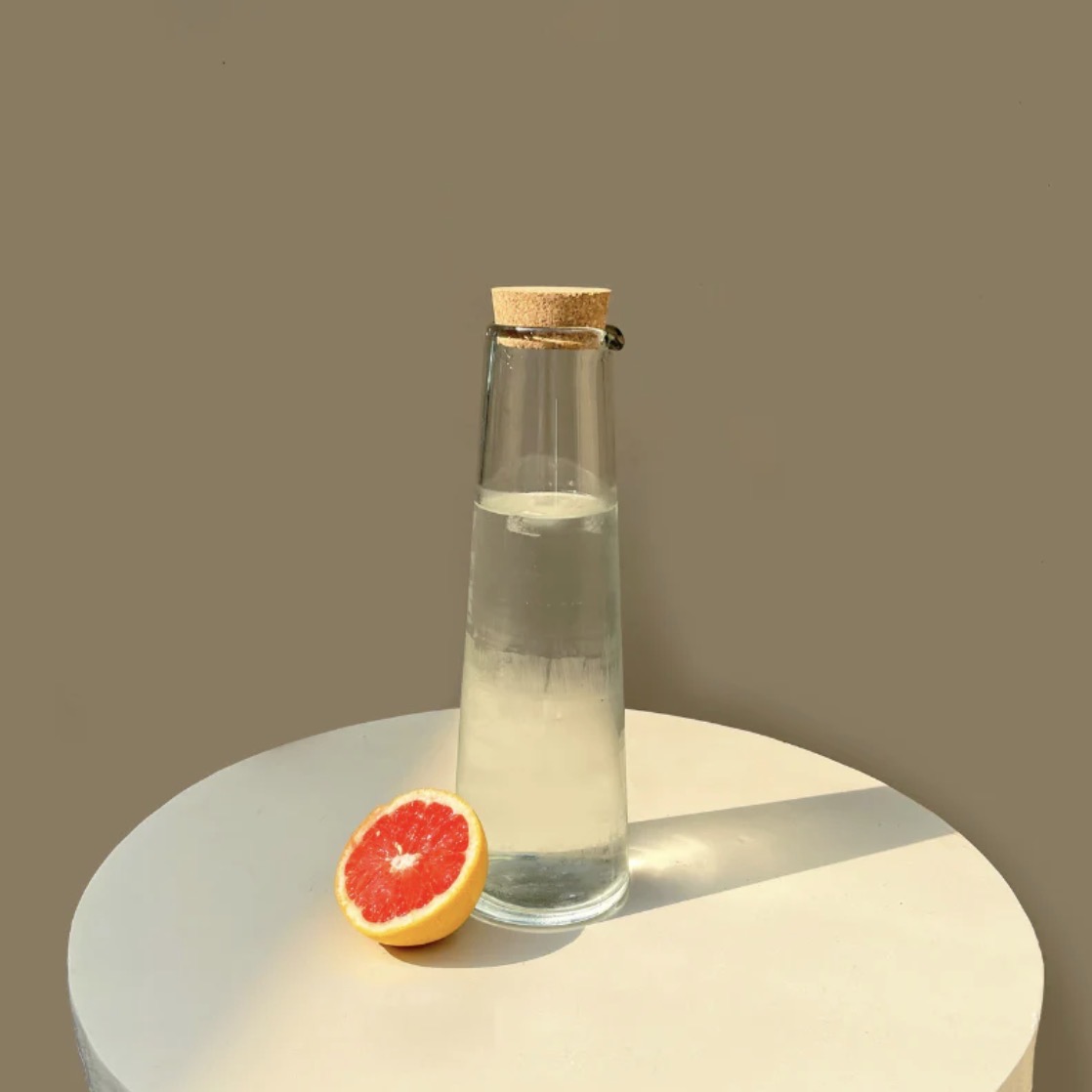 Glass Carafe with Cork Lid - Image 2