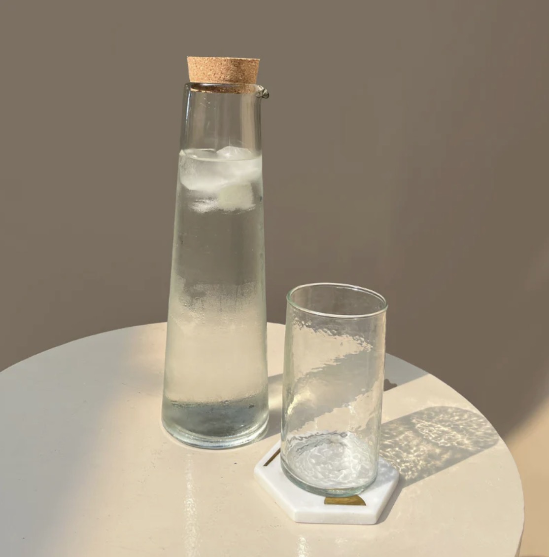 Glass Carafe with Cork Lid - Image 4